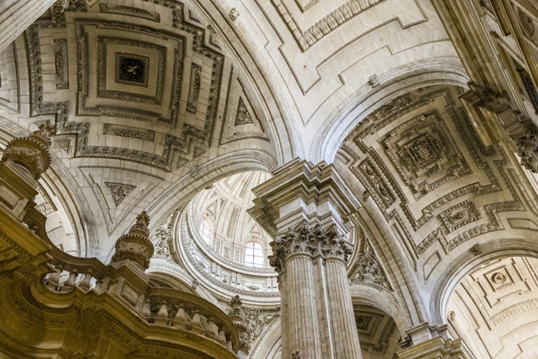 All'interno della Cattedrale di Jaén