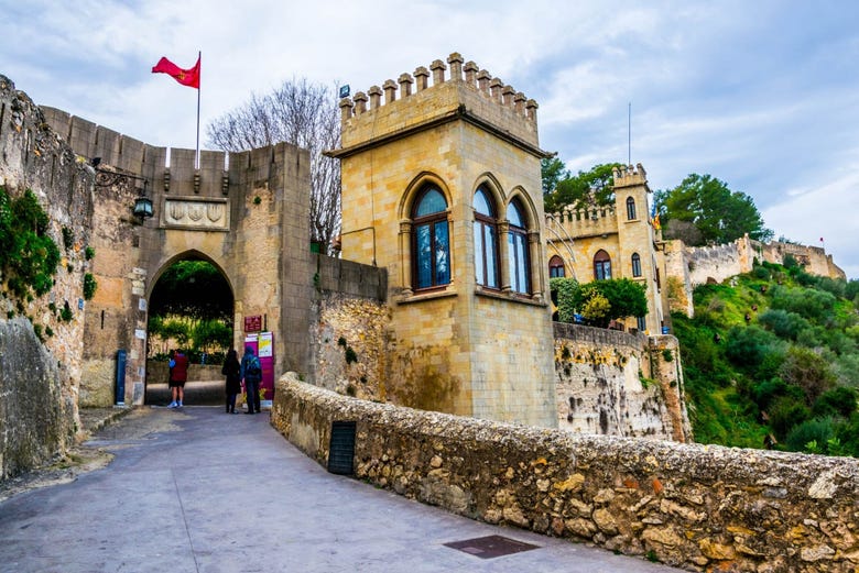 Puerta de acceso al castillo de Játiva