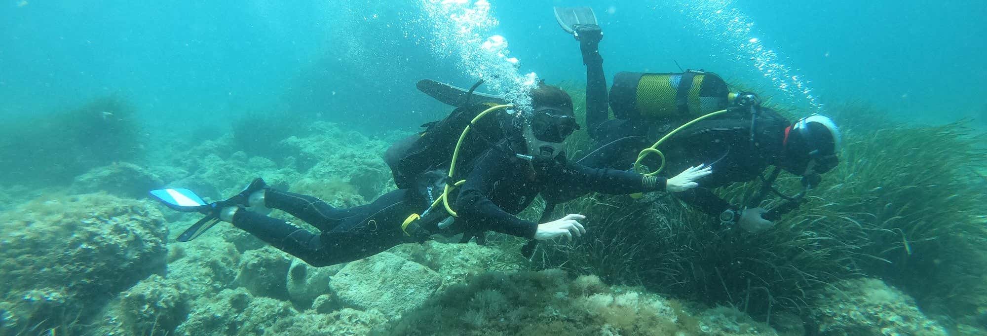 Bautismo de buceo en Jávea