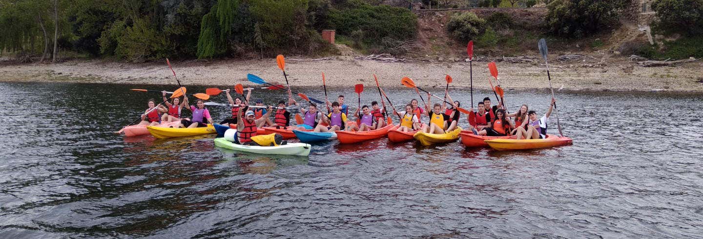 Tour en kayak por el embalse de Plasencia