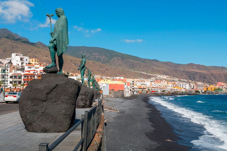 Menceyes guanches in Candelaria