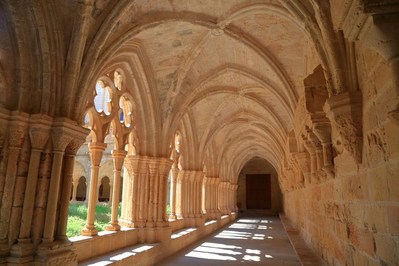 Inside St. Mary's Monastery in Poblet