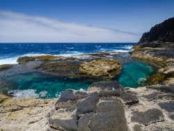 Piscinas naturales en Los Charcones
