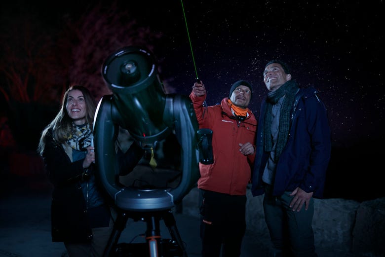 Osservazione delle stelle sul Teide