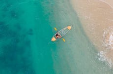 Tour en kayak transparente por la playa de Las Canteras