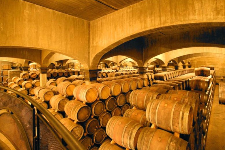 Exploring the cellars of the La Rioja winery