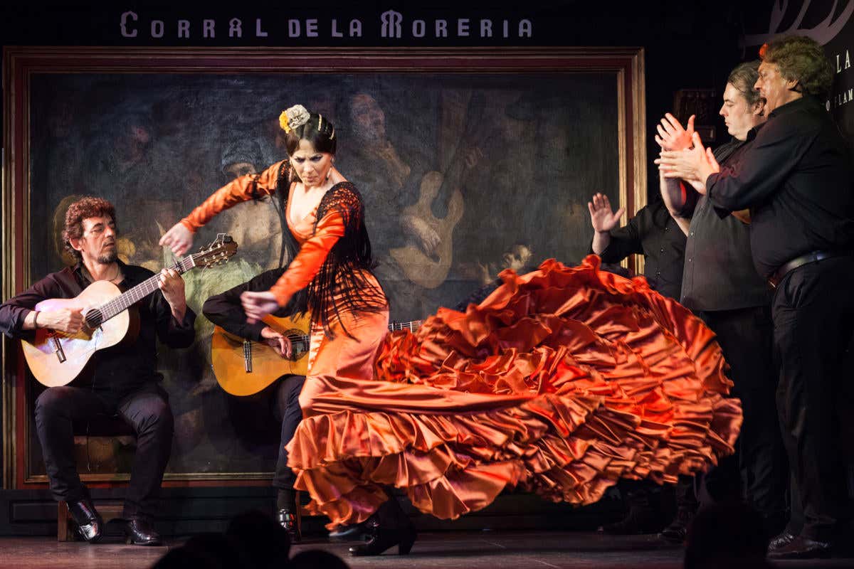 Show di flamenco nel tablao El Corral de la Morería, Madrid