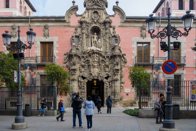 Fachada del Museo de Historia de Madrid