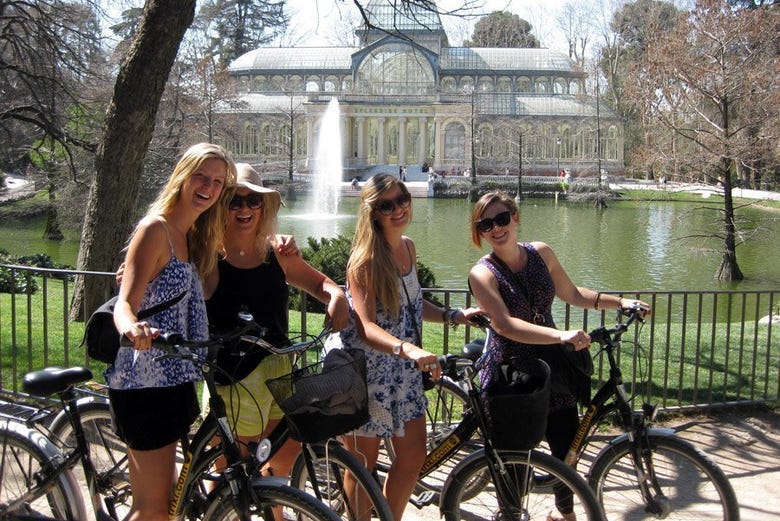Recorriendo Madrid en bici