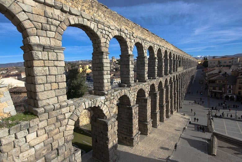 L'acquedotto di Segovia, emblema della Spagna Romana