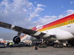 Aereo di Iberia a Madrid
