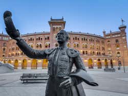 Statua di una torero a Las Ventas