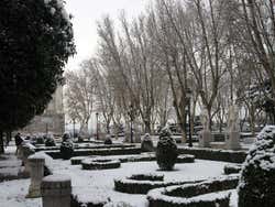 Tiempo en Madrid, nevado