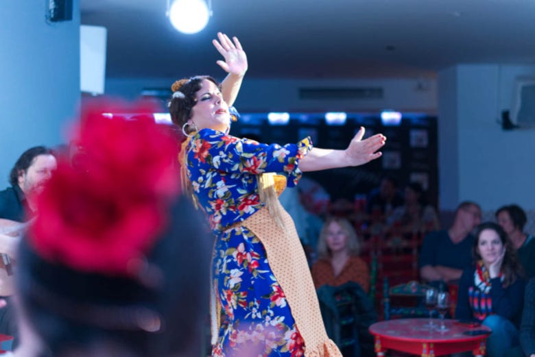 Espectáculo flamenco en Los Amayas