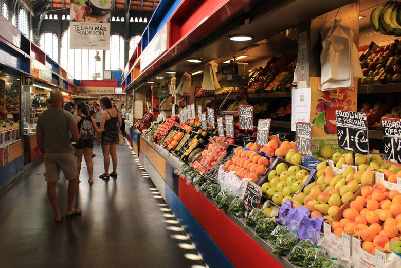Interior del Mercado Central de Atarazanas