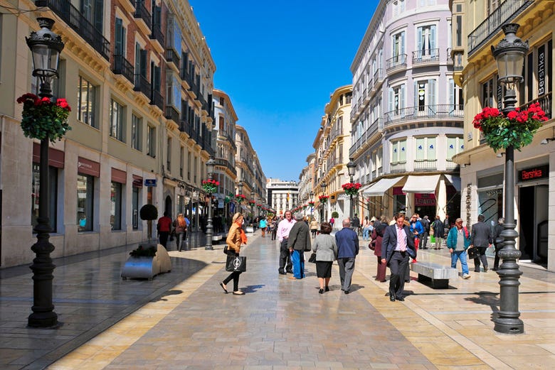 La Calle Larios di Malaga