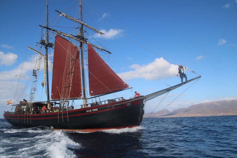 Barco pirata en Fuerteventura
