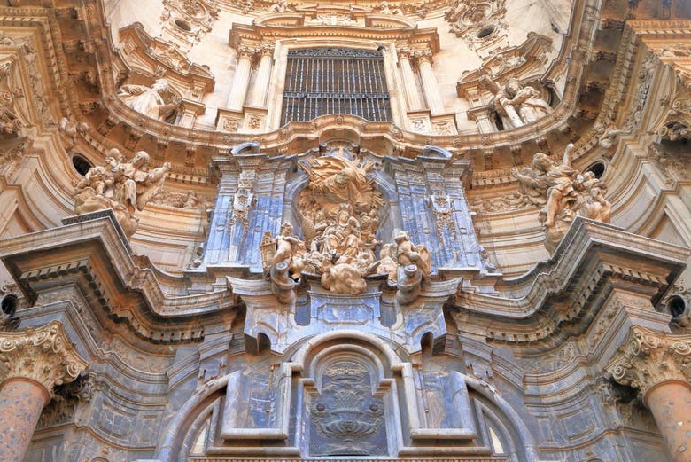 Detalle de la catedral de Murcia