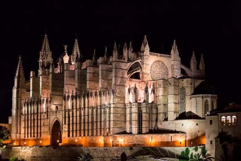 Catedral de Palma iluminada