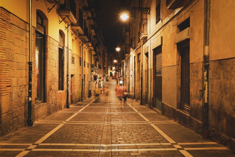 Percorrendo as ruas de Pamplona