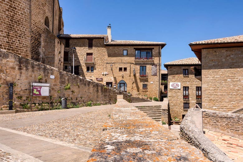 The town of Ujue in Navarra