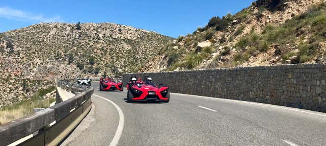 Tour en Polaris Slingshot por la sierra de Tramontana desde Peguera