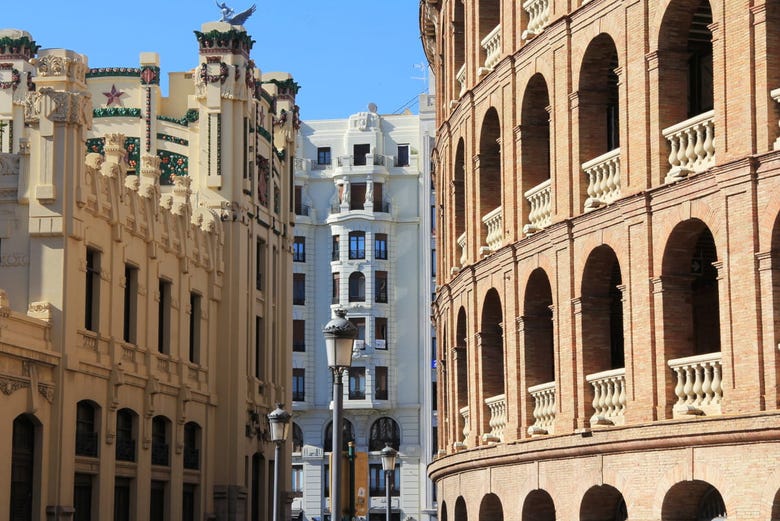 Edificios del centro de Valencia 