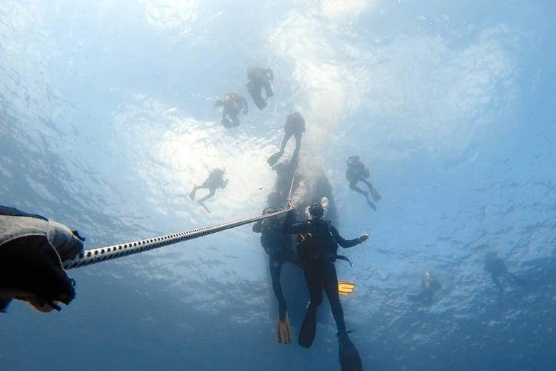 Scuba diving in Lanzarote