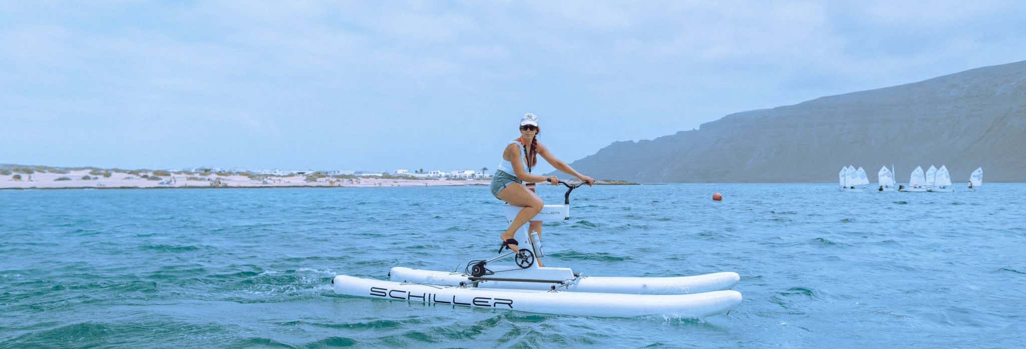 Tour en bicicleta acuática desde Playa Blanca