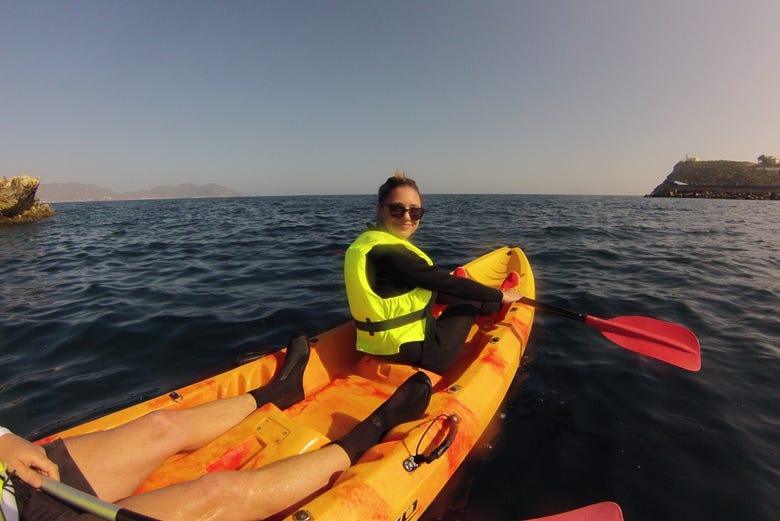 Kayak por Puerto de Mazarrón