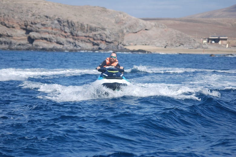 Tour della costa di Lanzarote in moto d'acqua