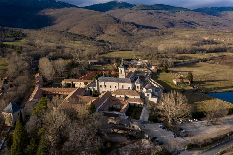 Vista aérea del monasterio de Santa María de El Paular