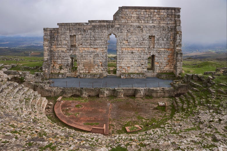 Restos romanos de la ciudad de Acinipo, en Ronda