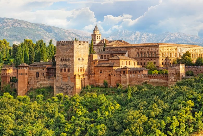 The historic fortress of the Alhambra