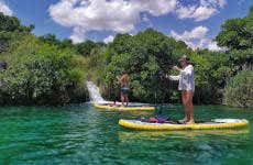 Tour de paddle surf nas Lagoas de Ruidera