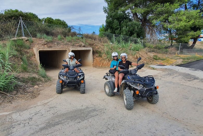 Quad biking in Salou's outskirts