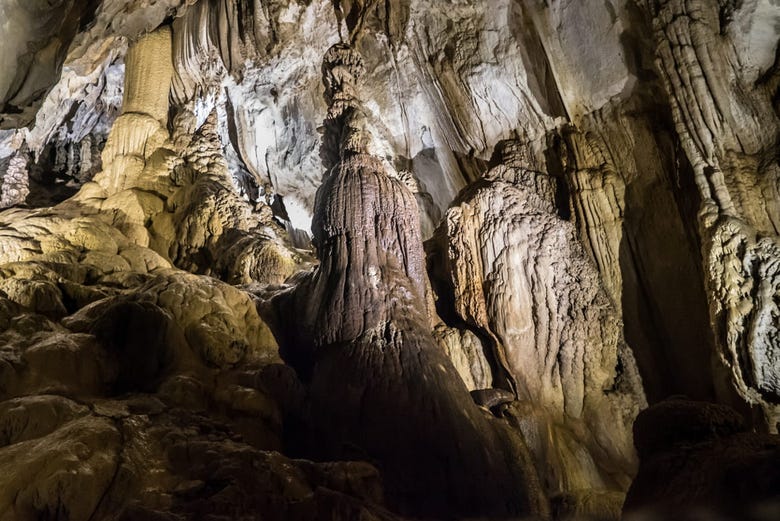 A famosa Caverna do Soplao