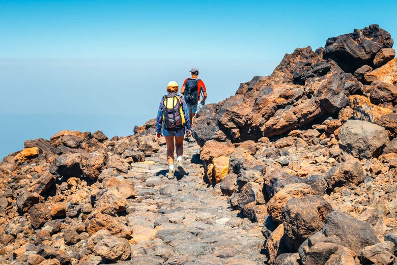 Trilha ao topo do Teide