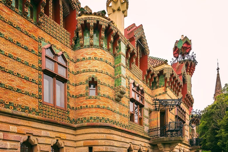 Detalhe da Capricho de Gaudí