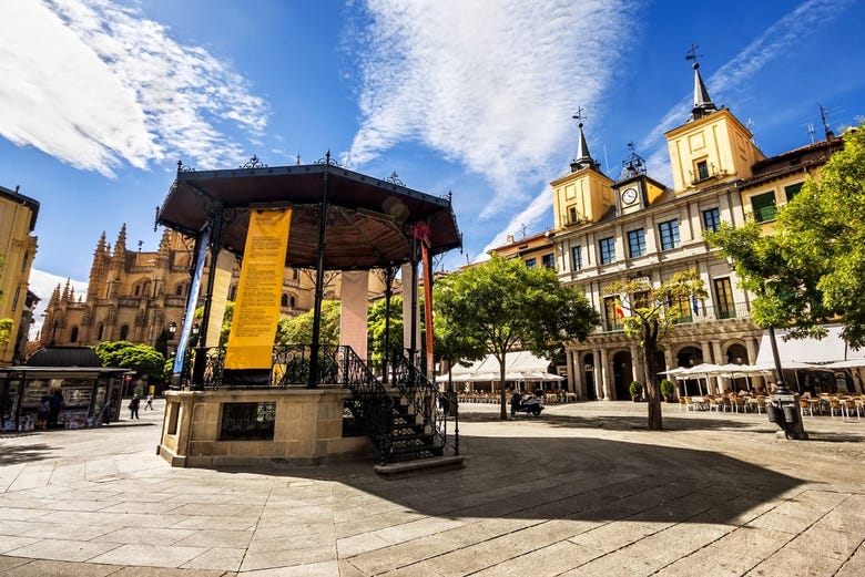 A Plaza Mayor de Segóvia