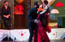Espectáculo en el tablao Cuna del Flamenco