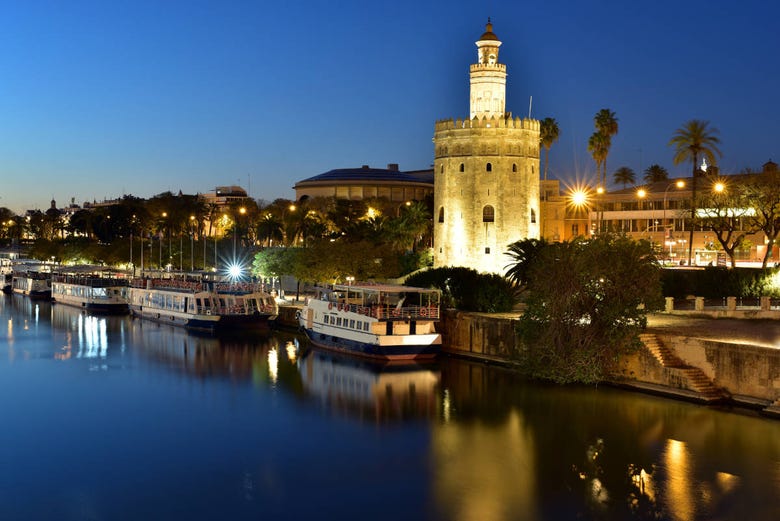 Crucero por Sevilla de noche