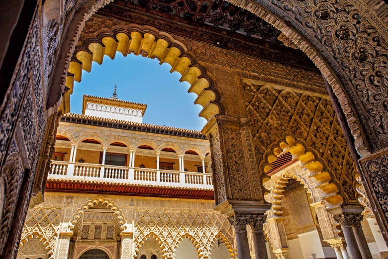 Decoração árabe no Alcácer de Sevilha