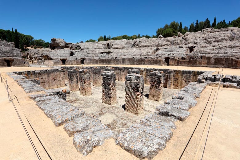 Ruínas do anfiteatro de Itálica