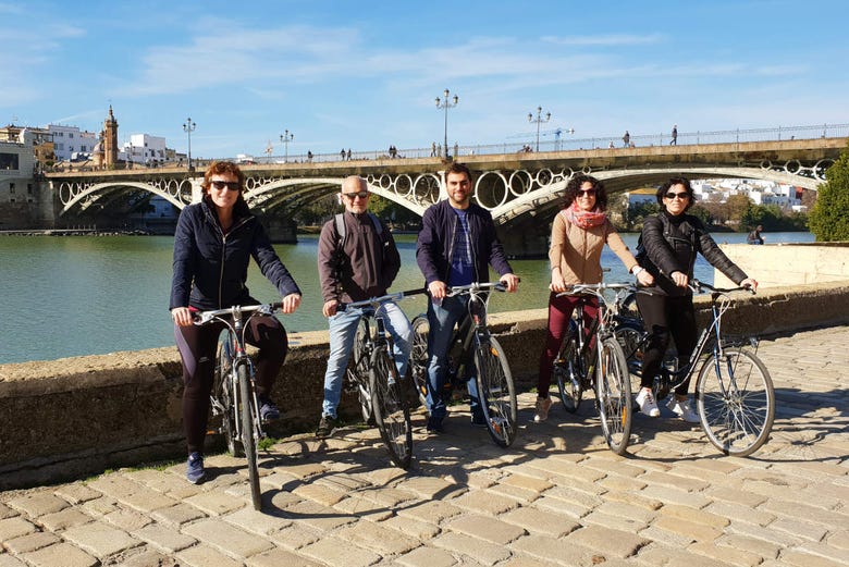 Disfrutando de Sevilla en bicicleta