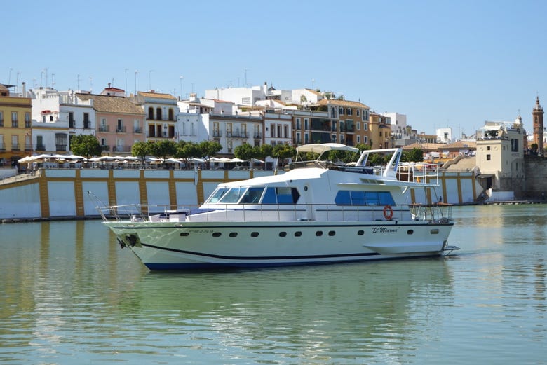 A yacht in seville