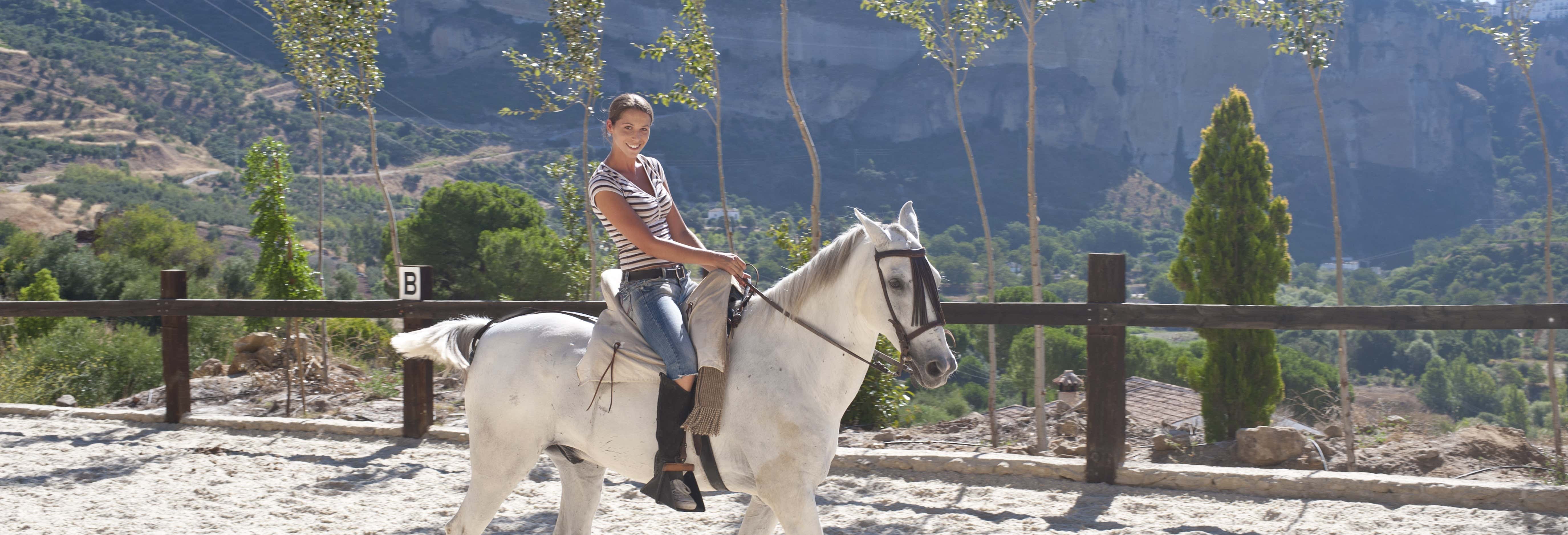 Paseo a caballo por El Aljarafe desde Sevilla