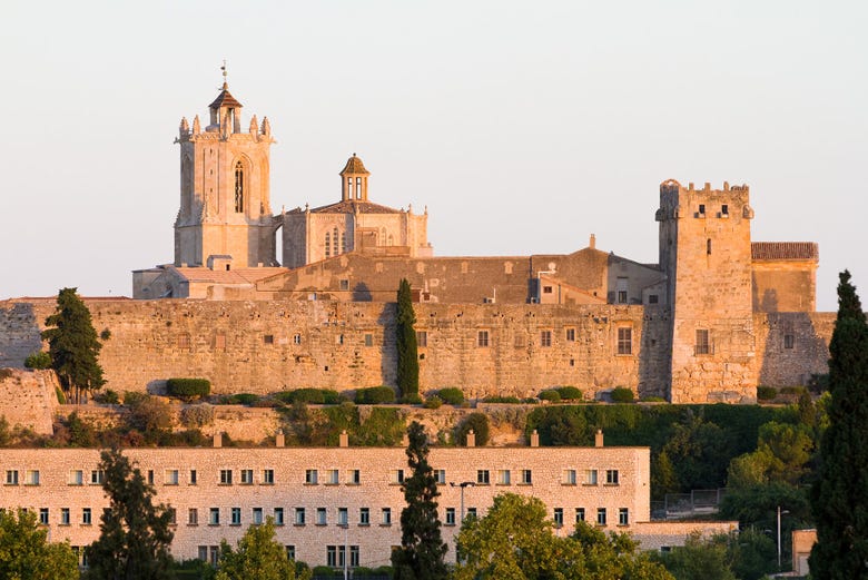 La catedral y las murallas de Tarragona