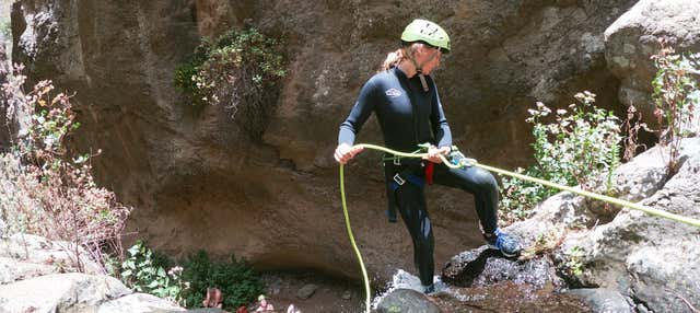 Canyoning no Barranco de Los Cernícalos