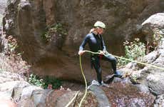 Canyoning no Barranco de Los Cernícalos